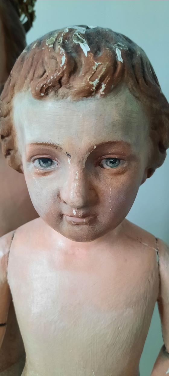 Image 1 of Belle Vierge à l'Enfant du XIXe siècle