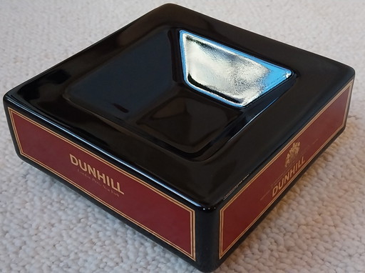 Special luxury Dunhill design ashtray large and stylish 18 x 18 cm By appointment to her majesty the Queen
