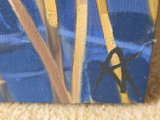 Painting 'The Kites on Winter Day' by Anneke Van Kesteren – Paintings & Drawings, Canvas (photo 4 of 5)