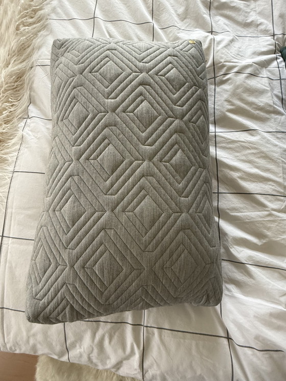 Image 1 of Ferm Living Coussin Quilt, gris clair
