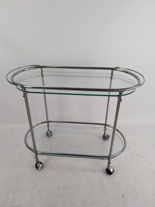 Vintage barcart chrome