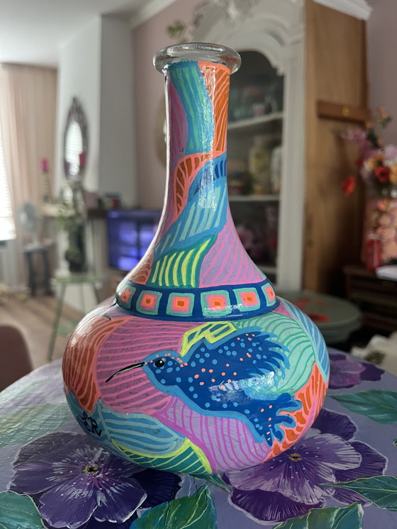 Image 1 of Handbewerkte vaas