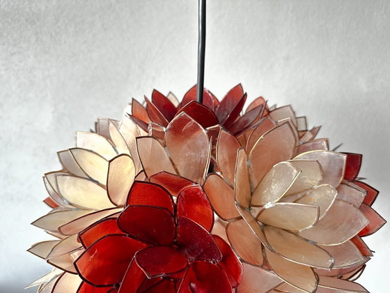 Image 1 of Vintage Capiz pendant lamp