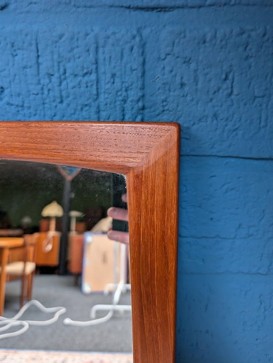 Image 1 of Vintage large Danish design mirror, Kai Kristiansen for Aksel Kjersgaard, 1960s
