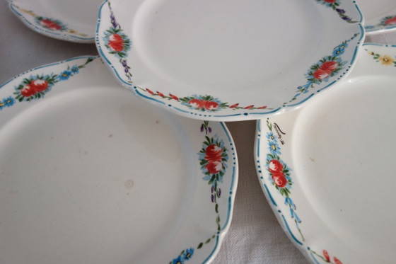 6 piatti da dessert vintage decorati a mano di Villeroy & Boch – Stoviglie, Ceramic (photo 3 of 10)