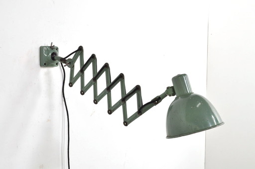 Vintage Wall Scissor Lamp