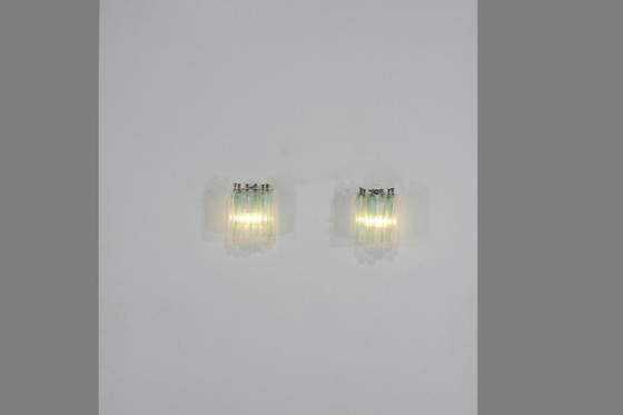 Image 1 of Pair of Murano glass wall sconces, Italy 1960s.
