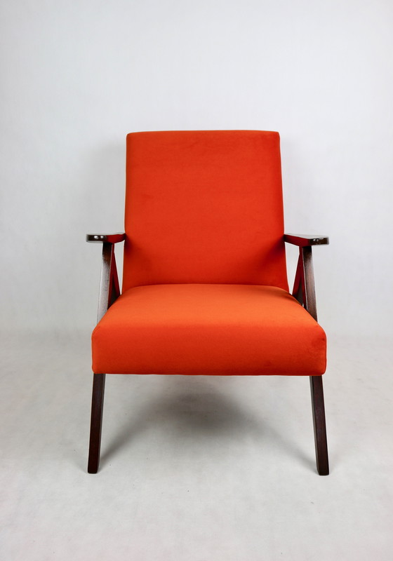 Image 1 of Vintage Orange Var B-310 Armchair, 1970S - Set Of 2 Armchairs