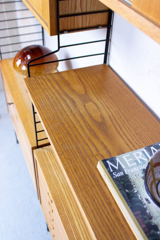 Image 1 of Mensola originale String Shelf Nisse Vintage Ash, credenza/altare