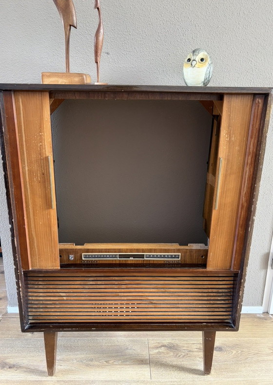 Image 1 of Vintage Philips TV Cabinet Lowboard Cabinet from the 60s