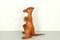 Leather Kangaroo Magazine Stand attributed to Dimitri Omersa, England, 1960s – Magazine rack, Metal (photo 2 of 13)