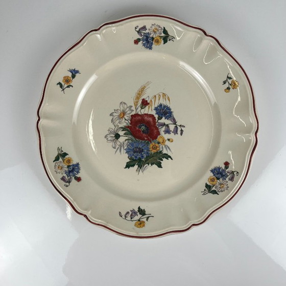 Round Cake Dish "Agreste" Sarreguemines, 20th Century – Crockery, Ceramic (photo 6 of 7)