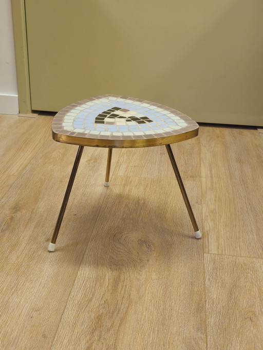 Table d'appoint en mosaïque Vintage Planter Table