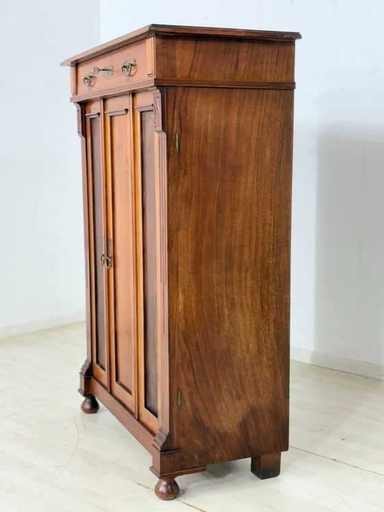 Magnifique commode/armoire ancienne Gründerzeit (fin du XIXe siècle) – vers 1900 – Wood (photo 8 of 15)