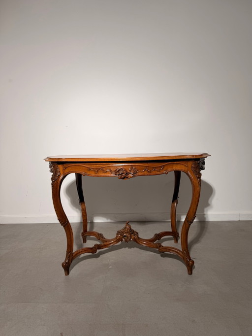 Table ancienne en marqueterie – bijzettafels (photo 2 of 5)