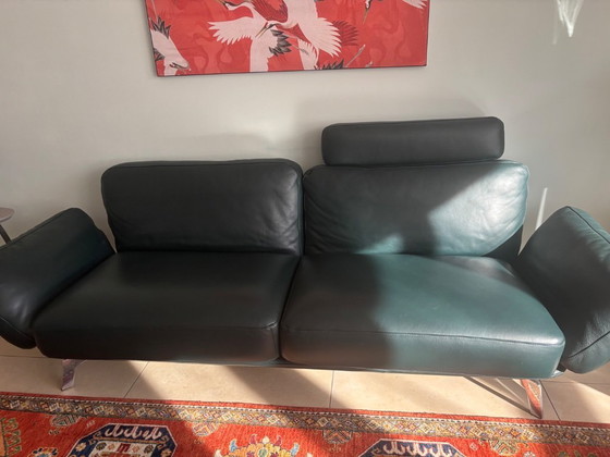 Image 1 of Sofá de 3 plazas Leolux Nardo, piel Raffino/Turtle