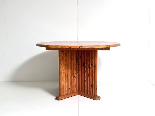 Characterful Vintage Solid Pine Dining Table