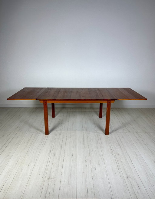 '60er Vintage Schwedischer Teak Ausziehbarer Esstisch von Nils Jonsson für Hugo Troeds
