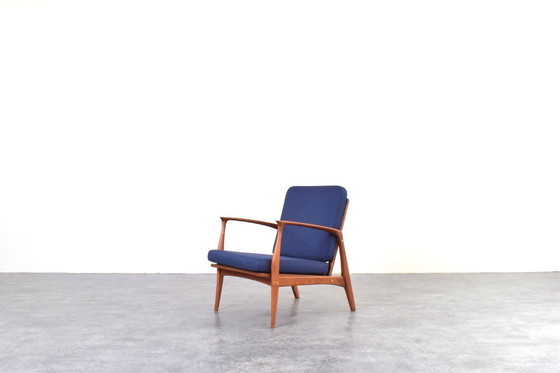 Image 1 of Dänischer Lounge-Sessel aus der Mitte des 20. Jahrhunderts, 1960er Jahre.