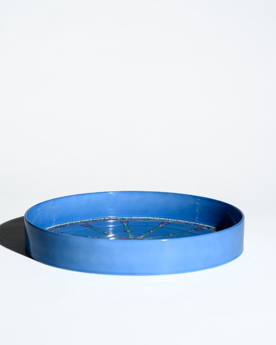 Image 1 of Emilio Pucci „Florence“ Porzellan-XL-Schale, Rosenthal, Deutschland, 1969–1972, signiert