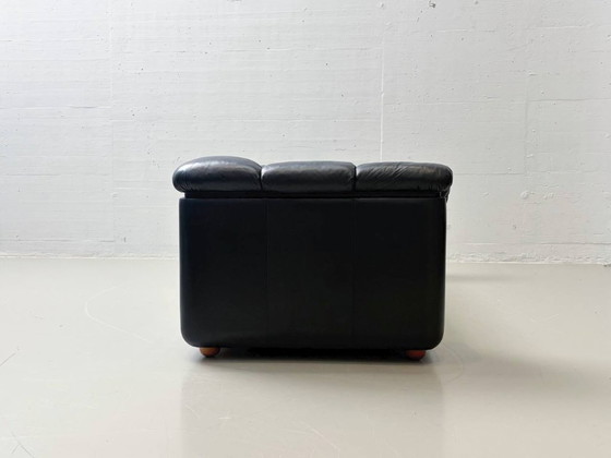 Image 1 of Elegantes Sofa von Poltrona Frau aus Leder, Italien, 1970er Jahre