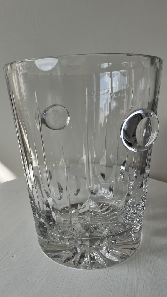 Image 1 of Handgeslepen kristallen champagnekoeler, merk Lemberg Goebel, genummerde editie