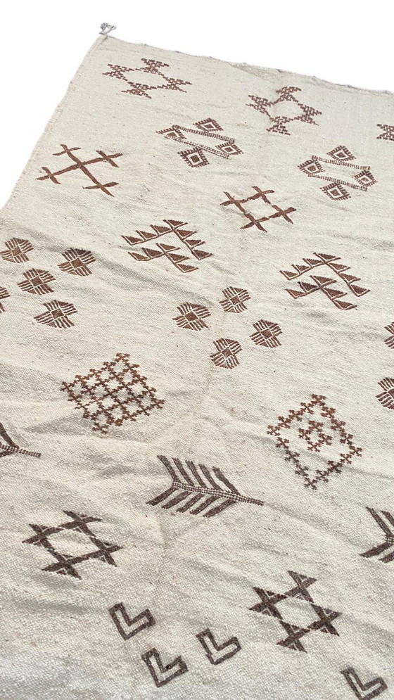 Image 1 of Authentiek Handgeweven Berber Kelim Tapijt – Traditioneel Marokkaans Design (150x100 cm)
