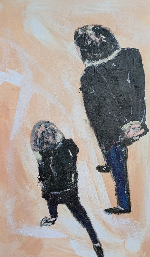 Painting 'On the Way' (Marc Neys)