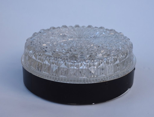 Vintage Cut Glass Ceiling Light