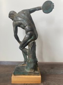 Discobolus: Discus Thrower sculpture by Myron.