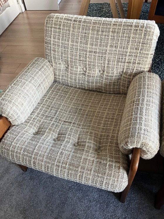 Image 1 of Poltrone lounge scandinave degli anni '60 con rivestimento originale