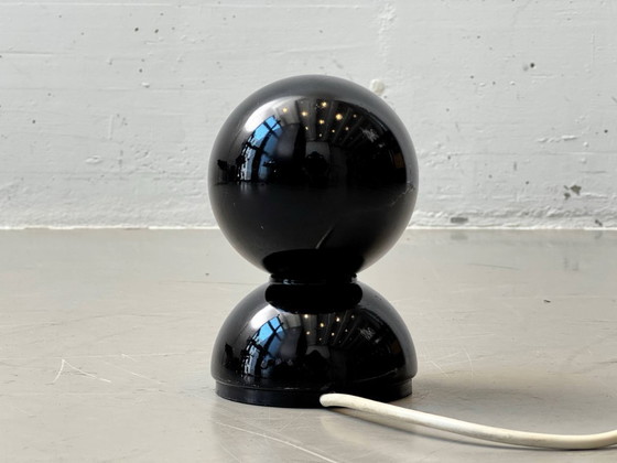 Image 1 of Eclisse table lamp in black by Vico Magistretti for Artemide, Italy, 1960s