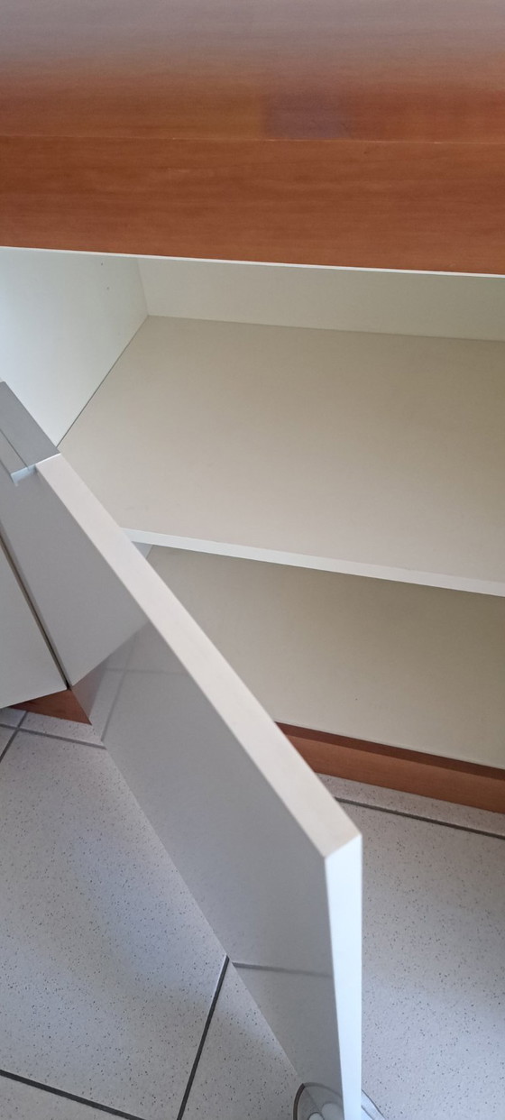 Image 1 of Pastoe dressoir L160 Jubileum - kersenhout met wit