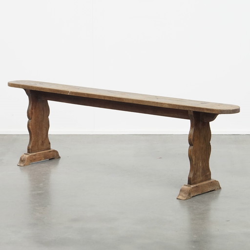 Ancienne banquette française pour table de salle à manger