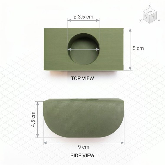 Verde Oliva | Pannello murale 3D | Grande Pacchetto | Decorazioni murali | Wall Art – Space Age Panels (photo 11 of 13)