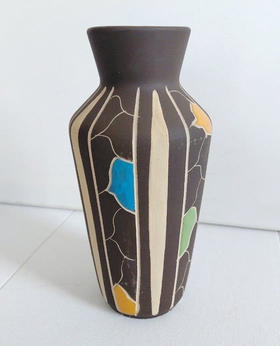 Bay Keramik WGP Vase (Model 606-20) Valencia Jr '60 – Jasba, Ceramic (photo 6 of 12)