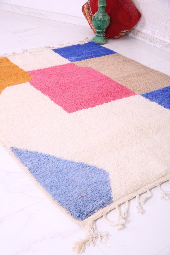 Tapis Berbère Traditionnel Tissé À La Main Artisanale Taille 2/3 M – Ahrend, Wool (photo 8 of 8)