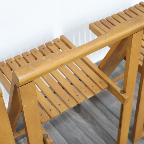 Image 1 of Aldo Jacober For Alberto Bazzani 4 Chairs Mod. Trieste 1960s Vintage Design