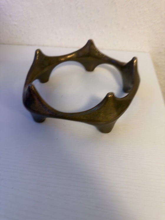 Image 1 of Brutalistischer Kerzenständer aus Bronze