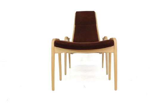Image 1 of as new, Museum Condition! Vintage Lamino Chair from 1966, Yngve Ekström for Swedese, Nubuck Leather