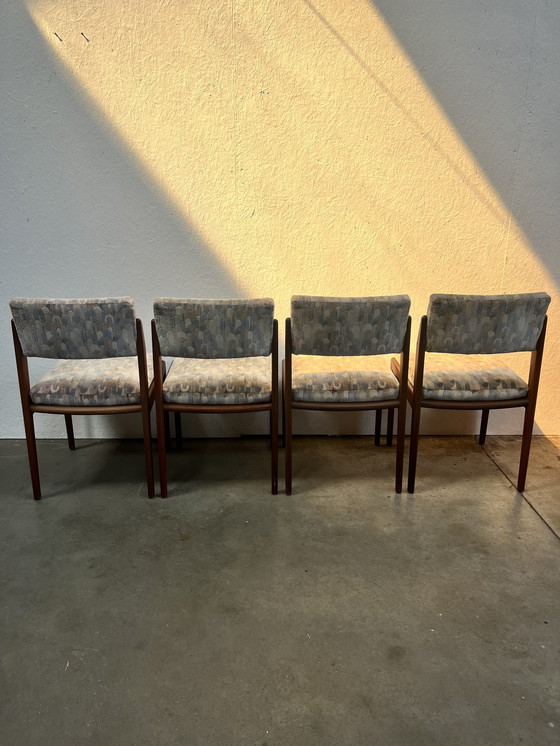 Image 1 of Quatre rares chaises de salle à manger d'époque, modèle 641p, Rudolf Glatzel pour Thonet
