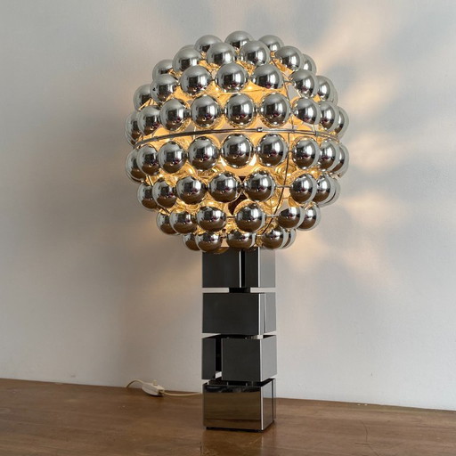 Building kinetic lamp by Curtis Jere. 1970. Space age.