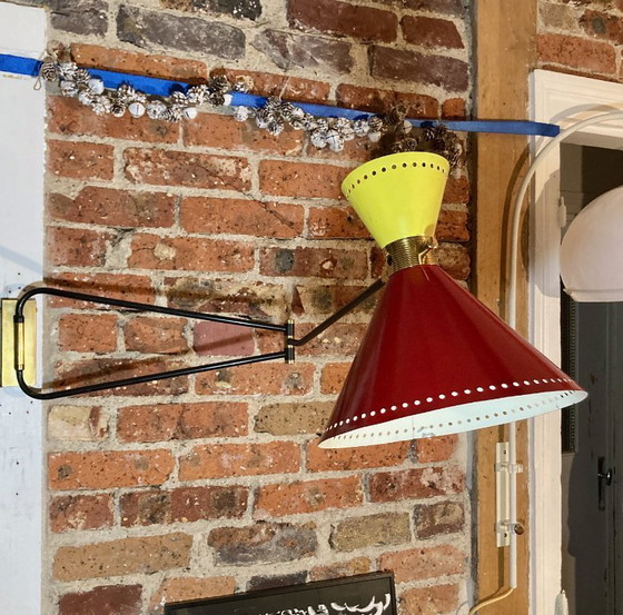 Image 1 of Grande lampada da parete diabolo Lunel