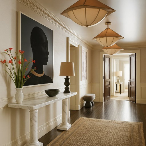 Marmeren bijzet console tafel Italiaans 1980