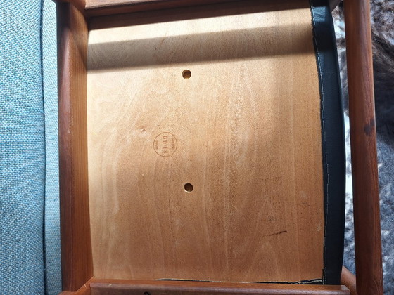 4x sedie Erling Torvits, design danese anni '60 – Sorø Stolefabrik, Sedie da pranzo, Legno, Skai (photo 5 of 7)