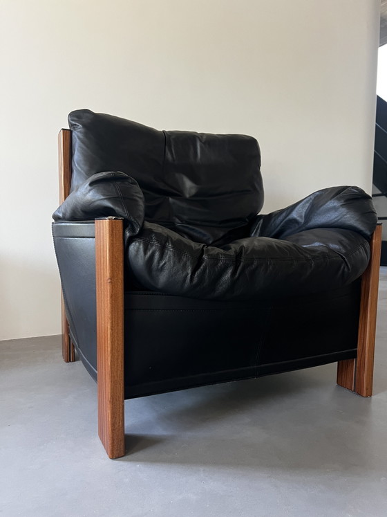 Image 1 of Bergere model lounge chair by Afra &Tobia Scarpa for maxalto 2* plus pouf 