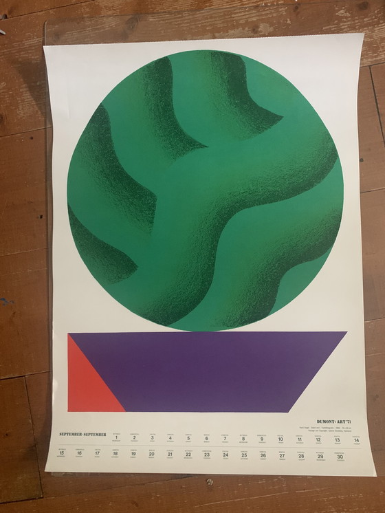 Image 1 of 16 Lithos von 1970-71-72 aus dem berühmten Dumont Art kalender