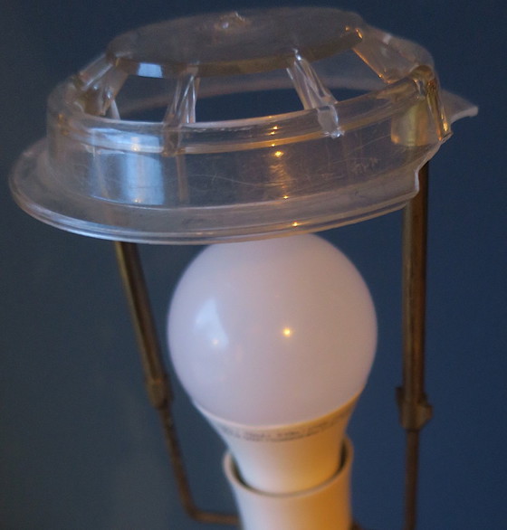 Image 1 of Ceramic Table Lamp with Original Shade by Michael Andersen & Son, Denmark 1960s