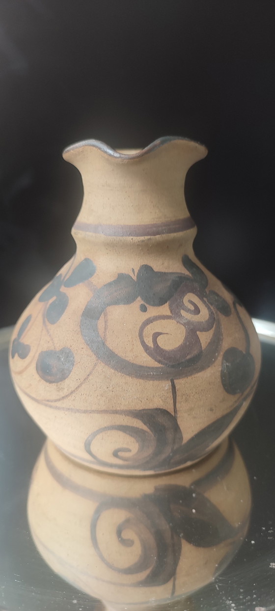 Image 1 of YAEL Ceramic Pitcher, Old Jaffa (Israel), Folk Art