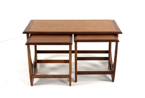 Image 1 of G Plan coffee table with nesting tables vintage